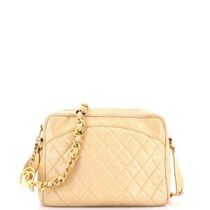 Chanel Vintage Chain Camera Bag Quilted Lambskin